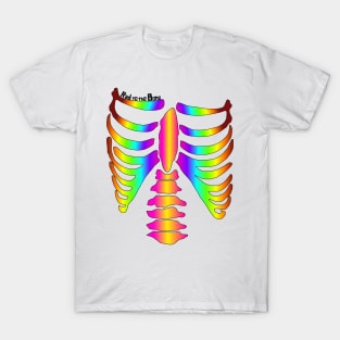 Rad to the Bone Rainbow Skeleton T-Shirt